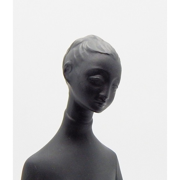 Royal Doulton Tranquility Figurine Black HN2426 12 Inch England Porcelain - Picture 8 of 13